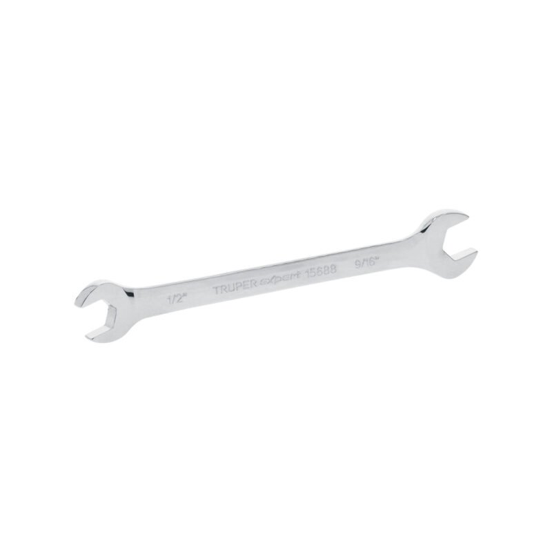 LL-3026.jpg Código: 15688 Llave española, 1/2 x 9/16' x 181 mm de largo, Truper Expert LL-3026