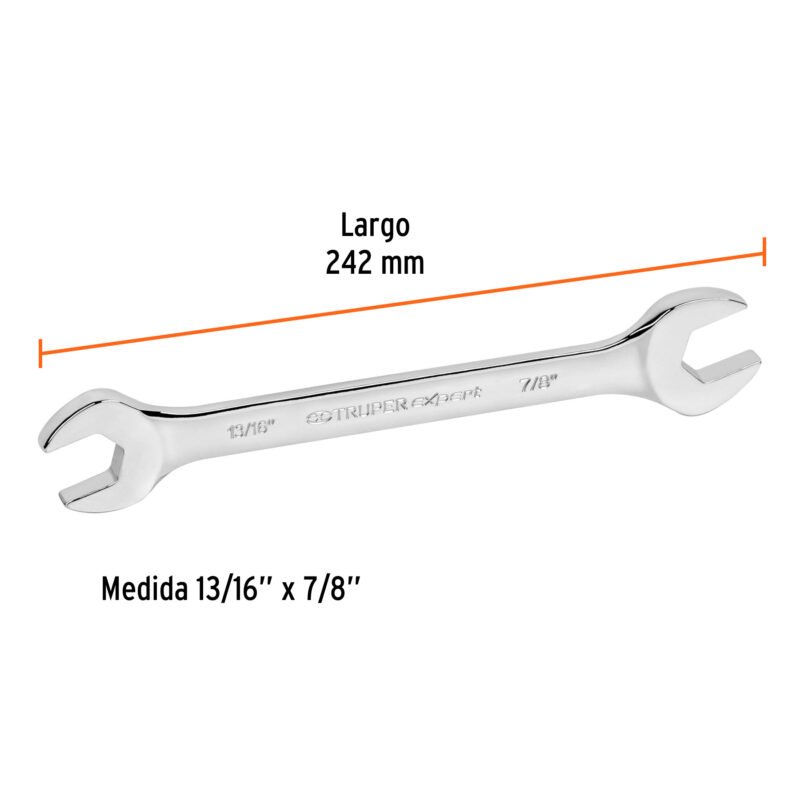 Código: 15700 Llave española, 13/16 x 7/8' x 242 mm de largo, Expert LL-3040