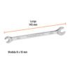 Código: 15707 Llave española 8 x 10 x 145 mm de largo, Truper Expert LL-30810
