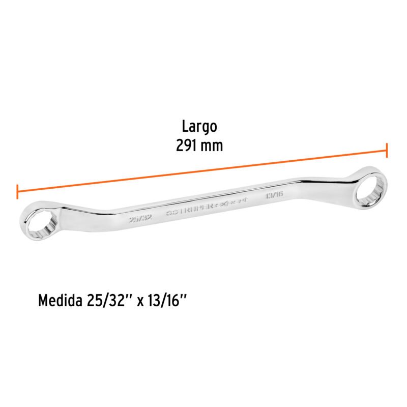 LL-8183FC2.jpg Código: 15755 Llave de estrías 25/32 x 13/16' x 291mm largo, Truper Expert LL-8183