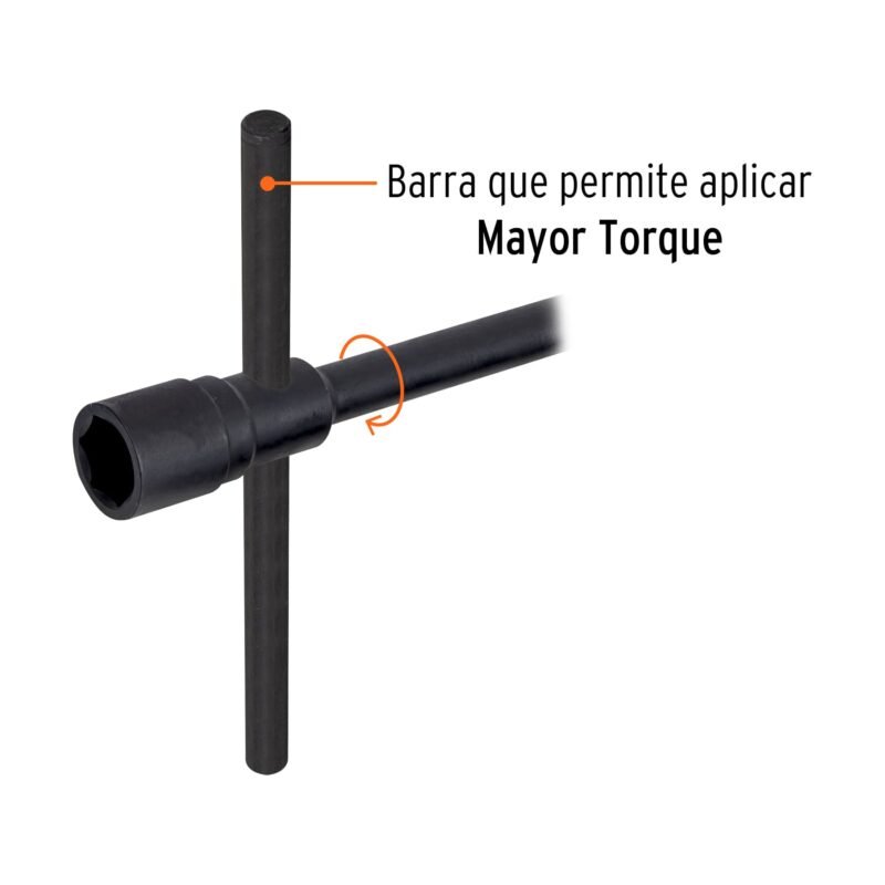 Código: 15489 Llave de artillería 33 mm X 3/4' boca hexagonal, TRUPER LLAR-33