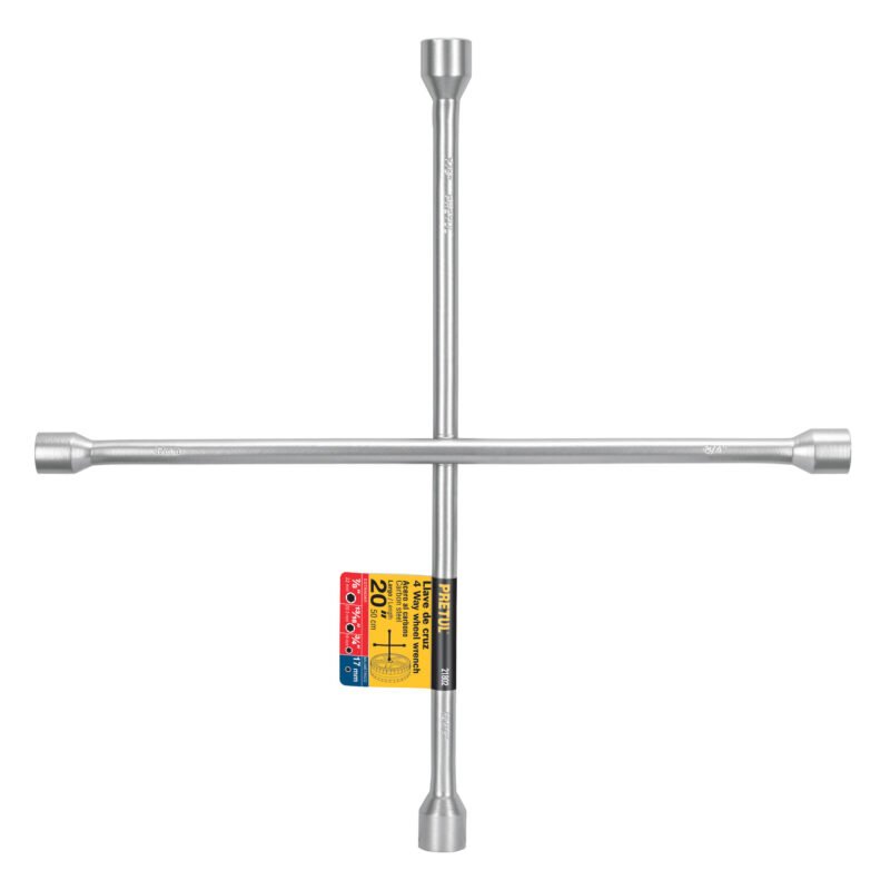 Código: 21802 Llave de cruz para automóviles y camionetas, 20' PRETUL LLCR-20P