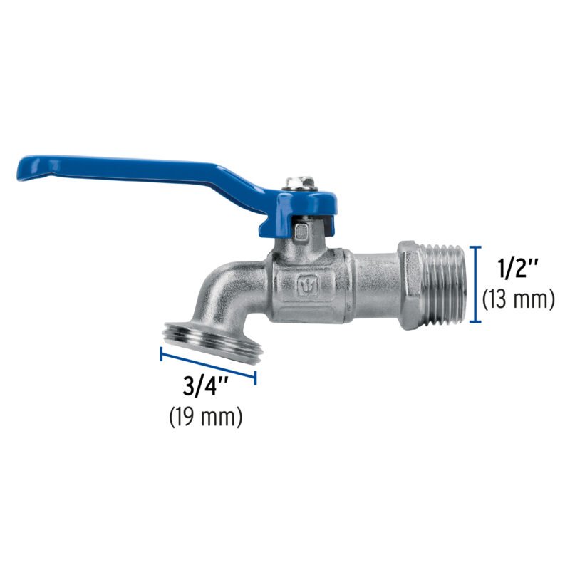 LLE-115LSFC2.jpg Código: 45968 Llave de esfera de latón 1/2', 115 g, s/adaptador, Foset LLE-115LS