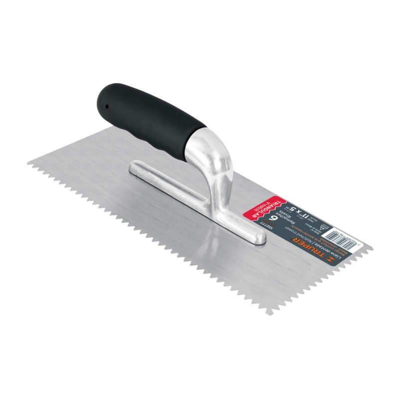 LLG-6D.jpg Código: 102777 Llana 11' dentado triangular, 6 remaches, mgo comfort grip LLG-6D