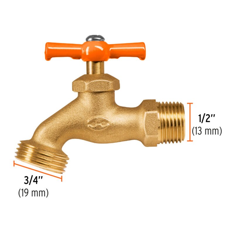 LLJ-140TFC2.jpg Código: 100817 Llave p/manguera, de latón, 140g, 1/2', granel, TRUPER LLJ-140T