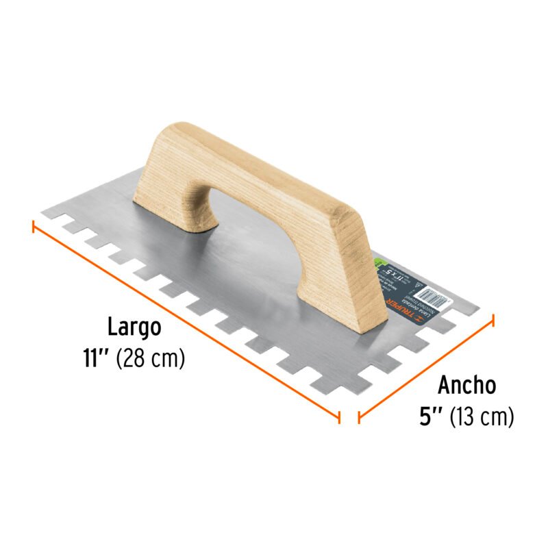 LLM-2CGFC2.jpg Código: 102750 Llana 11' dentado cuadrado 1/2', tipo español, mgo madera LLM-2CG