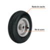 Código: 45902 Rueda neumática 10' para eje lateral, Truper LLN-10L