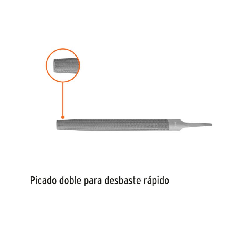 Código: 15179 Lima media caña muzas 8', Truper LMCM-8