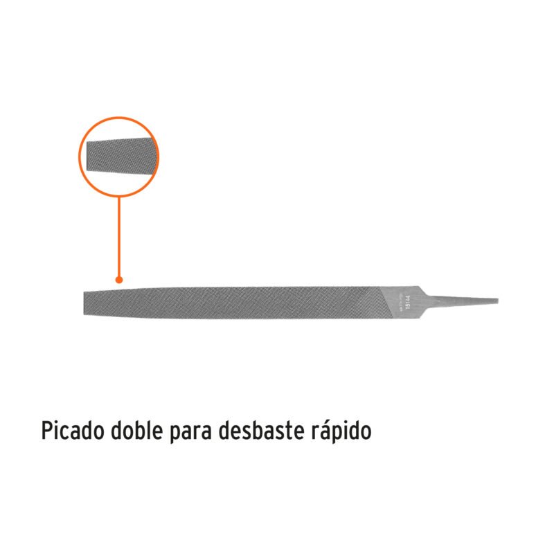 LPB-10FC1.jpg Código: 15144 Lima plana bastarda 10', Truper LPB-10