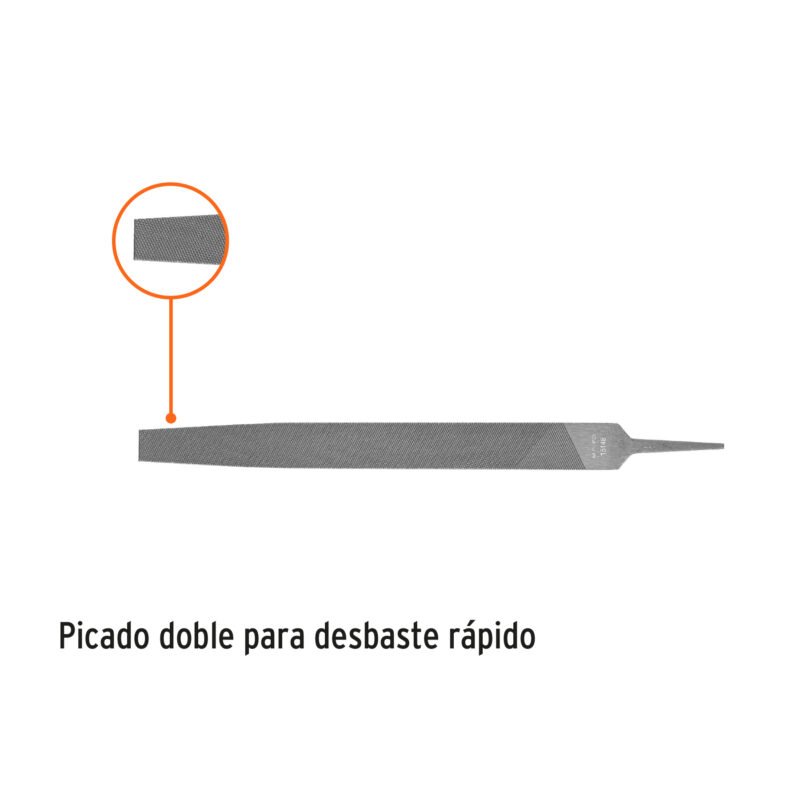 Código: 15148 Lima plana bastarda 14', Truper LPB-14