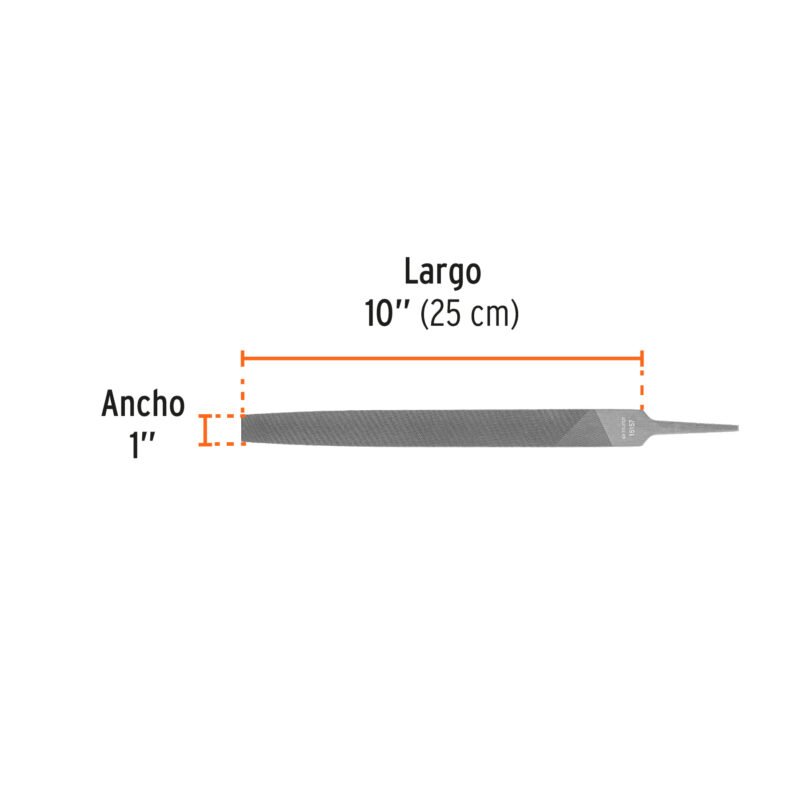 Código: 15157 Lima plana muza 10', Truper LPM-10