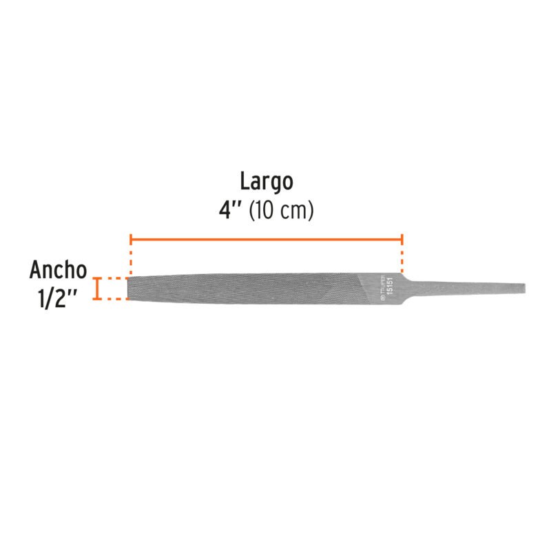 Código: 15151 Lima plana muza 4', Truper LPM-4