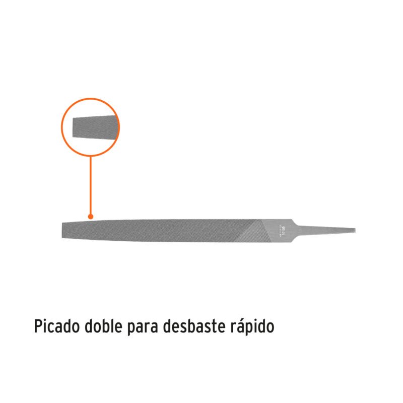 LPM-8FC1.jpg Código: 15155 Lima plana muza 8', Truper LPM-8