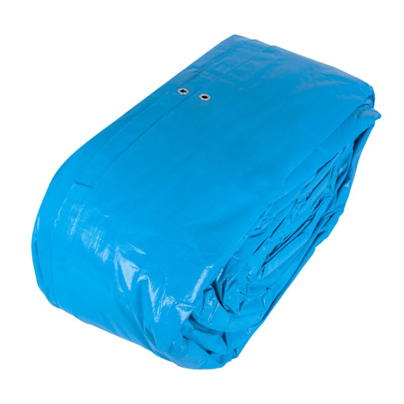 LT-1217Z.jpg Código: 15376 Lona de polietileno reforzada 12x17 m, azul, 180g/m2, TRUPER LT-1217Z