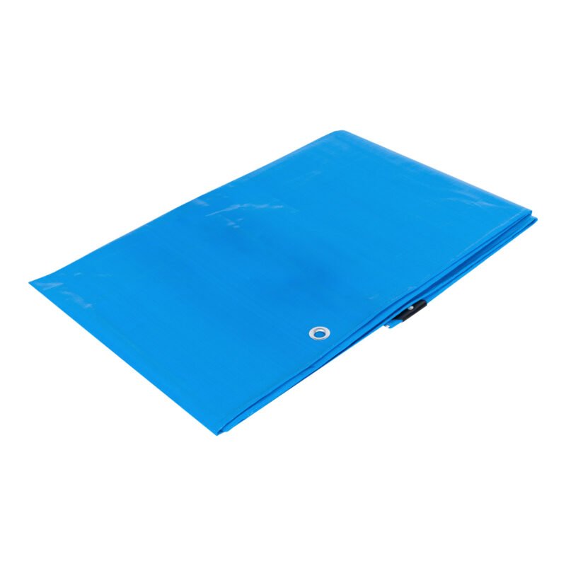 LT-152Z.jpg Código: 102547 Lona de polietileno reforzada 1.5x2 m, azul, 180g/m2, TRUPER LT-152Z