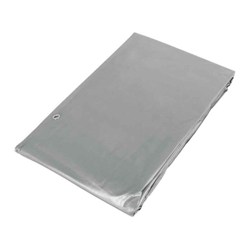 LT-46.jpg Código: 15365 Lona de polietileno reforzada 4 x 6 m, gris, 180g/m2, TRUPER LT-46