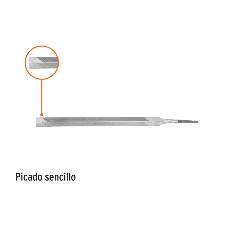 Código: 15124 Lima triángulo pesado 7', 34 dpp, TRUPER LTP-7