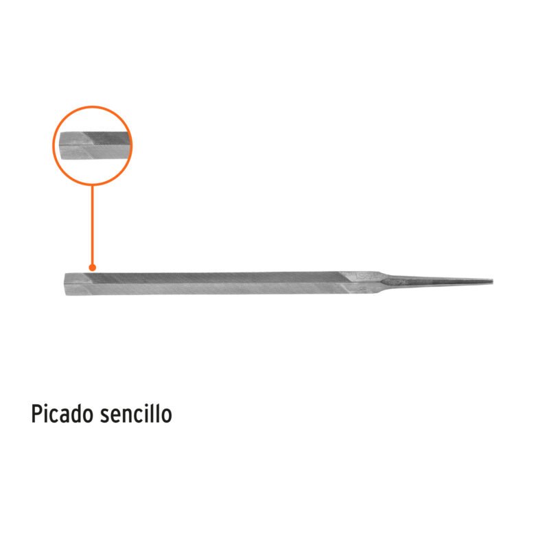Código: 15125 Lima triángulo pesado 8', 34 dpp, TRUPER LTP-8