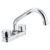 Código: 47683 Mezcladora 4' para lavabo, tubular, cartucho cerámico M-070