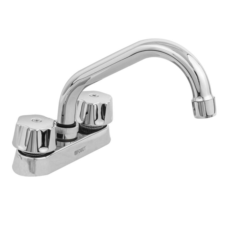 Código: 47684 Mezcladora 4' para lavabo, tubular, cartucho compresión M-070-C