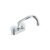 Código: 47685 Mezcladora 4' para lavabo, tubular, manerales de acrílico M-070A