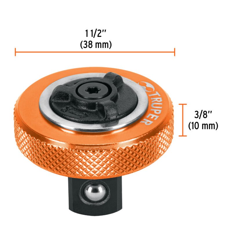 M-1249-PFC2.jpg Código: 13653 Matraca cuadro 1/2' tipo perilla, Truper M-1249-P
