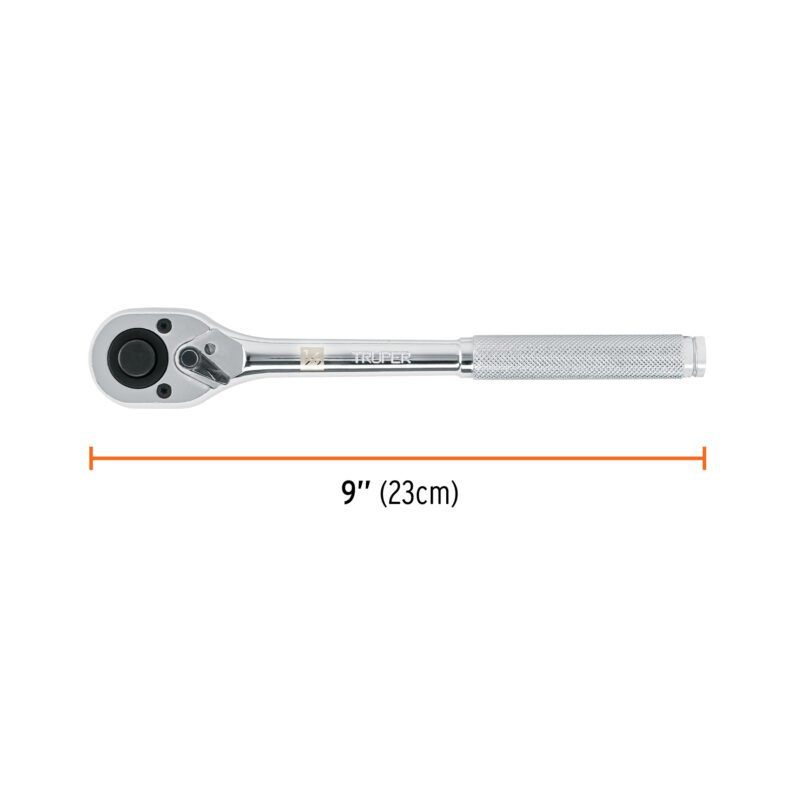 M-1249FC2.jpg Código: 13410 Matraca cuadro 1/2' cabeza de pera de liberación rápida M-1249