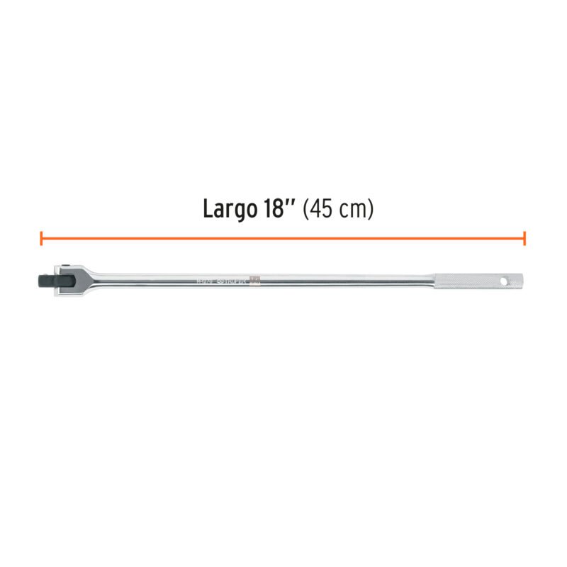 M-1270FC2.jpg Código: 13924 Mango articulado con cuadro de 1/2', largo 18', Truper M-1270