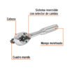 Código: 13649 Matraca triple cuadros 1/4', 3/8' y 1/2', Truper M-1412