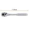 Código: 13649 Matraca triple cuadros 1/4', 3/8' y 1/2', Truper M-1412