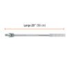 Código: 13908 Mango articulado con cuadro de 3/4', largo 20', Truper M-3468