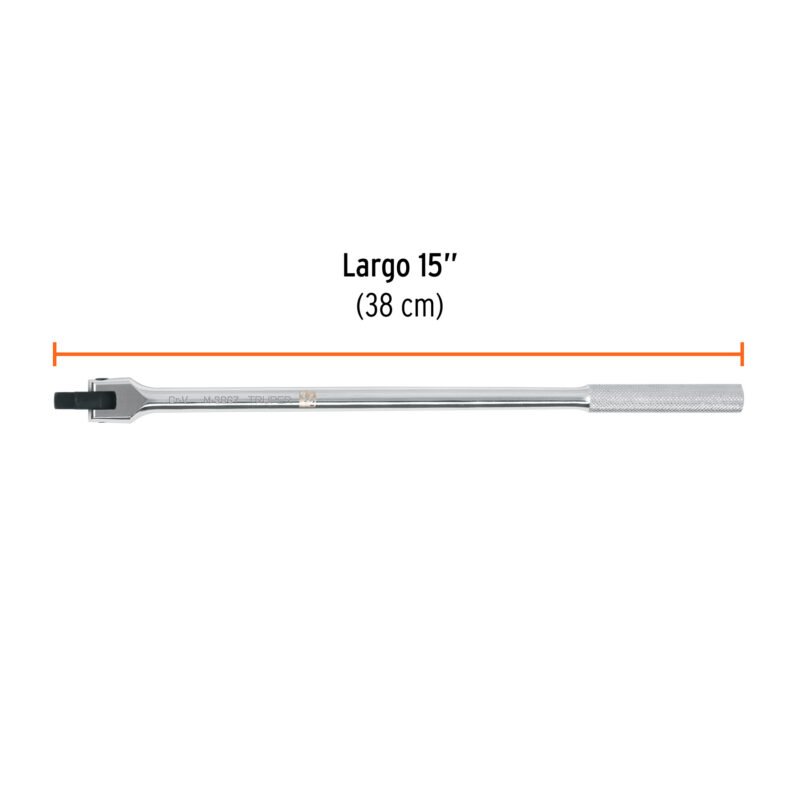 M-3867FC2.jpg Código: 103080 Mango articulado de 15' x 13 mm para dados cuadro 3/8' M-3867