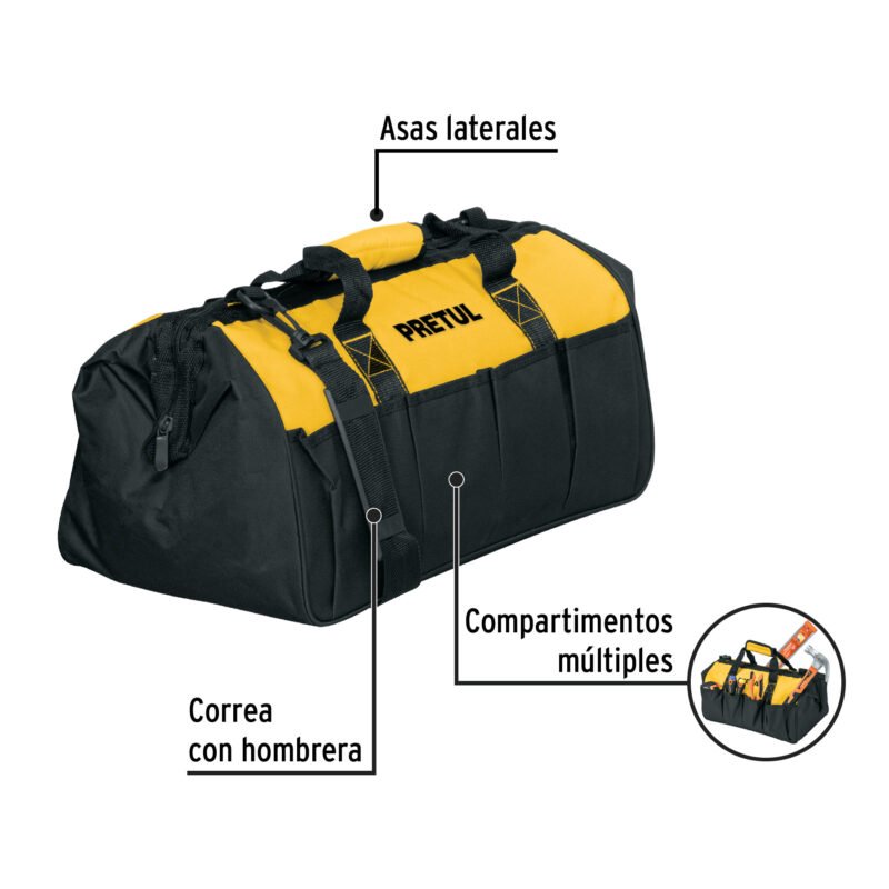 Código: 27217 Maletín portaherramientas 18', Pretul MALE-18P