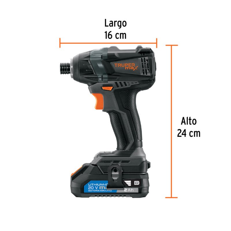 MAX-20DSFC2.jpg Código: 101406 Destornillador de impacto, 20V, sin accesorios, MAX MAX-20DS