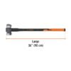 Código: 11135 Marro demoledor 10 lb, mango fibra de vidrio 36', Truper MD-10FX