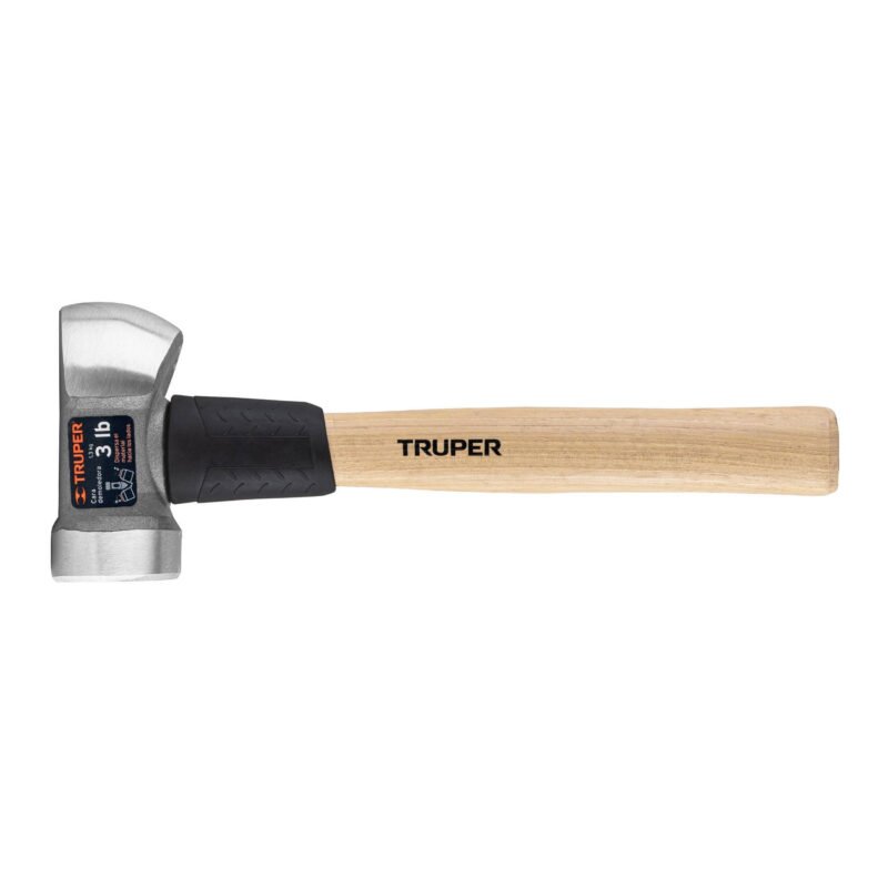 MD-3HX.jpg Código: 11255 Marro demoledor 3 lb, mango 12', Truper MD-3HX