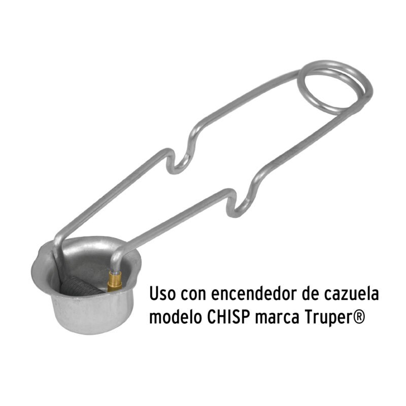 MECH-65RFC2.jpg Código: 11986 Mechero para lata de gas con válvula roscada, TRUPER MECH-65R