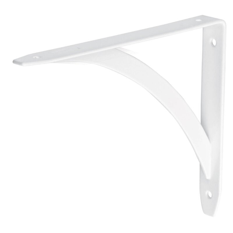MED-6BB.jpg Código: 47696 Ménsula reforzada blanca 5 x 7' diseño barra, Fiero MED-6BB