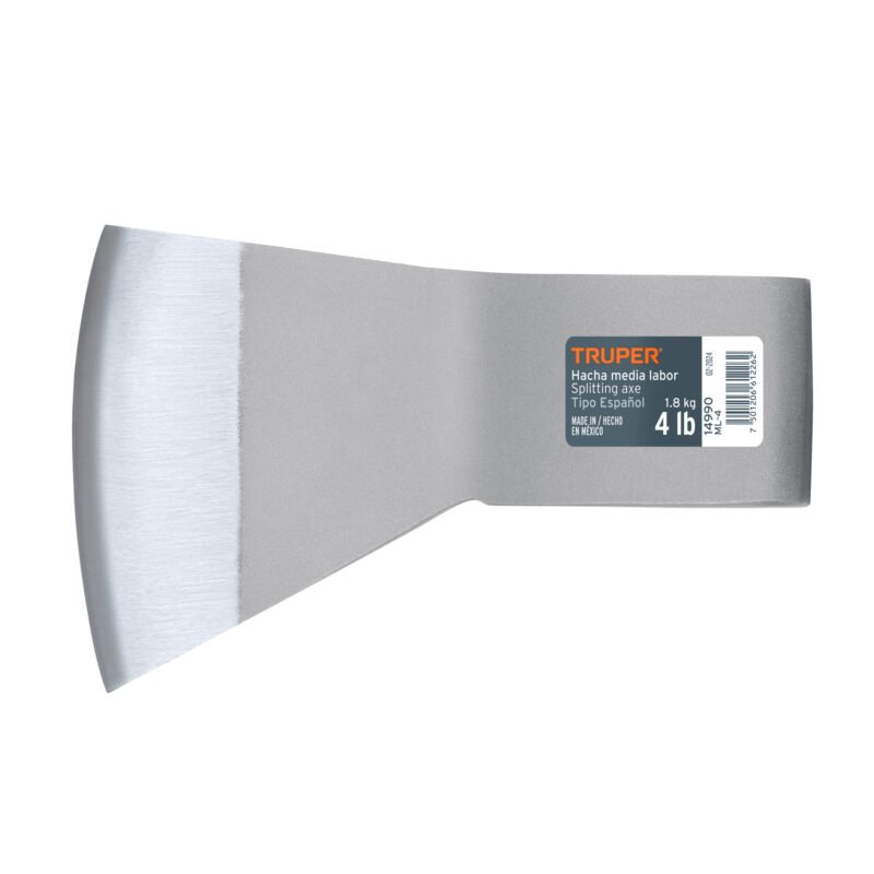 ML-4.jpg Código: 14990 Hacha media labor 4 lb, sin mango, TRUPER ML-4