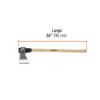 Código: 102984 Hacha media labor 4 lb, mango de madera 36', TRUPER ML-4MM