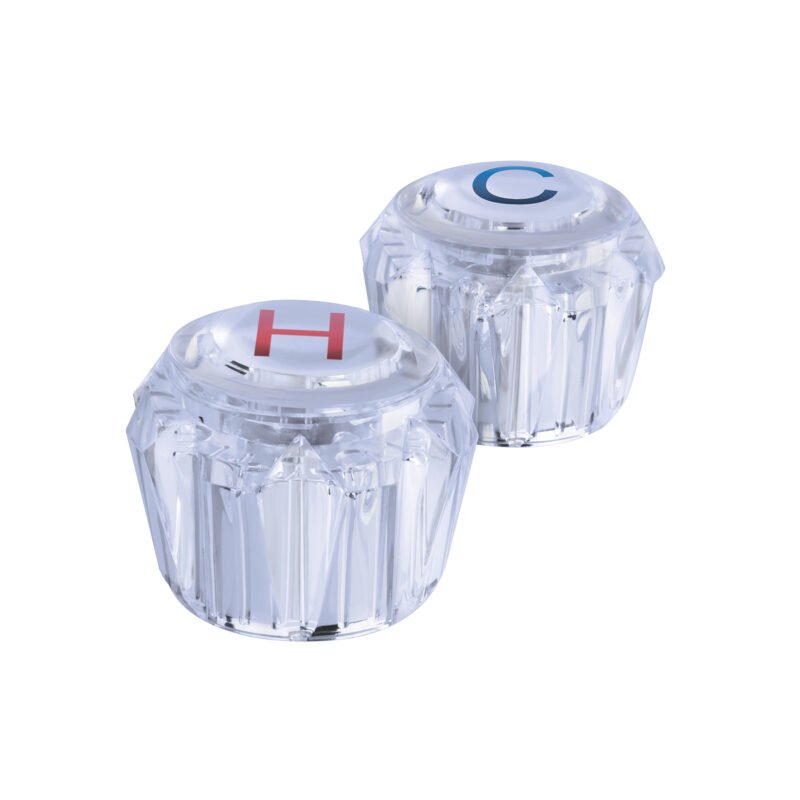 MM-200.jpg Código: 49244 Juego 2 manerales acrílico trans p/lavabo y fregadero, Basic MM-200