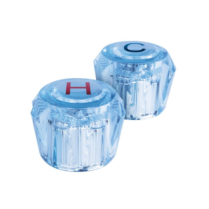 Código: 49456 Juego 2 manerales acrílico azul p/lavabo y fregadero, Basic MM-200Z