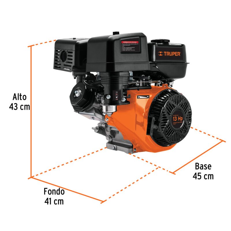MOG-130FC2.jpg Código: 101329 Motor a gasolina 13 HP, Truper MOG-130