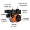 Código: 101327 Motor a gasolina 6.5 HP, Truper MOG-65