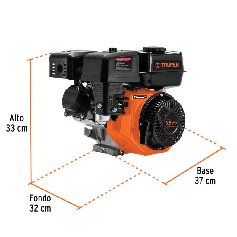 MOG-65FC2.jpg Código: 101327 Motor a gasolina 6.5 HP, Truper MOG-65