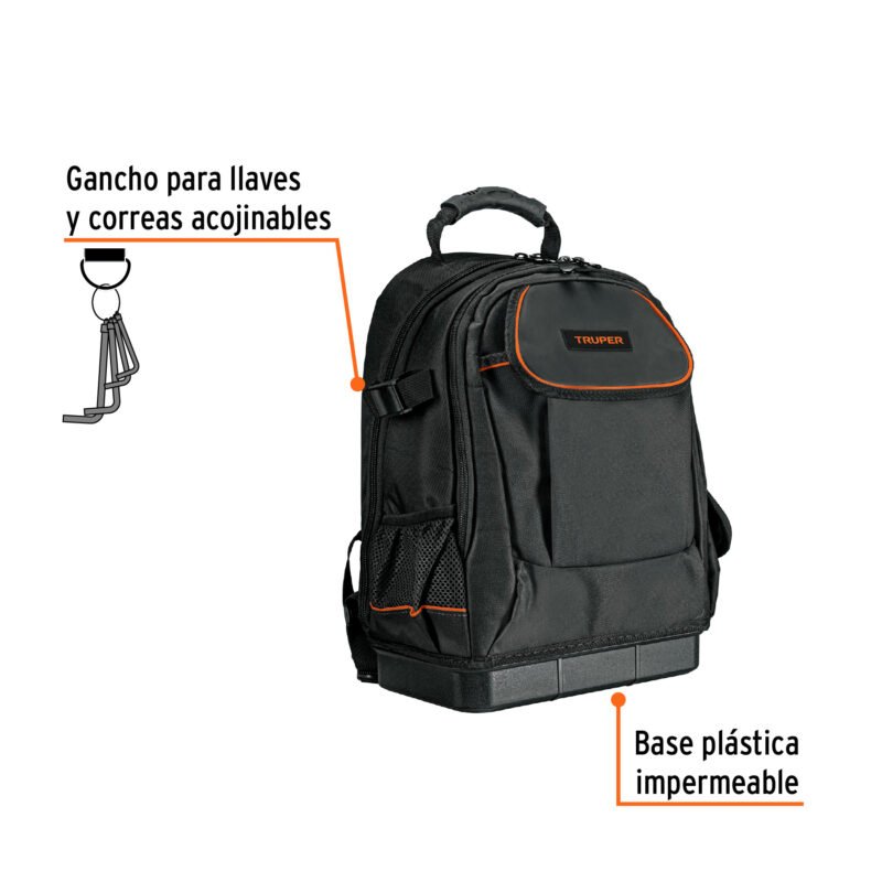 Código: 101375 Mochila portaherramientas de 13', Truper MOHE-13