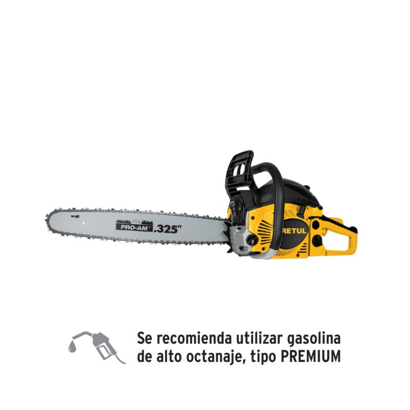 Código: 26015 Motosierra 45 cc a gasolina con barra de 20', Pretul MOT-4520P