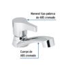 Código: 48381 Llave individual lavabo, ABS, palanca, BASIC MP-143