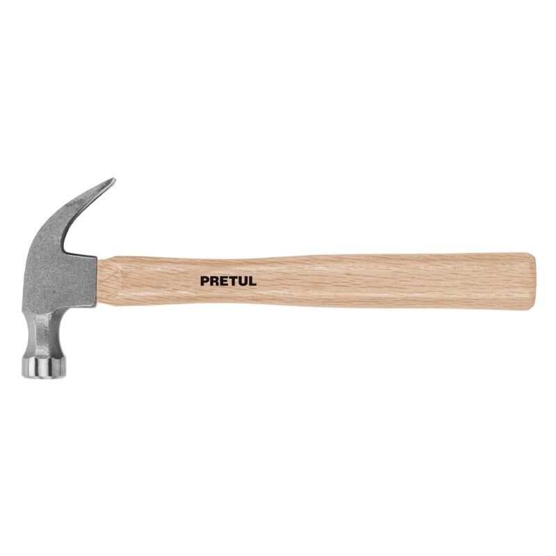 MP-16.jpg Código: 22290 Martillo semipulido, 16 oz, uña curva, PRETUL MP-16