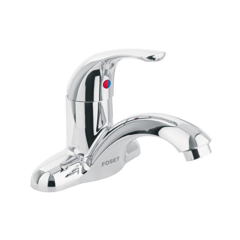 MP-419.jpg Código: 48191 Monomando lavabo, ABS, nariz curva, BASIC MP-419